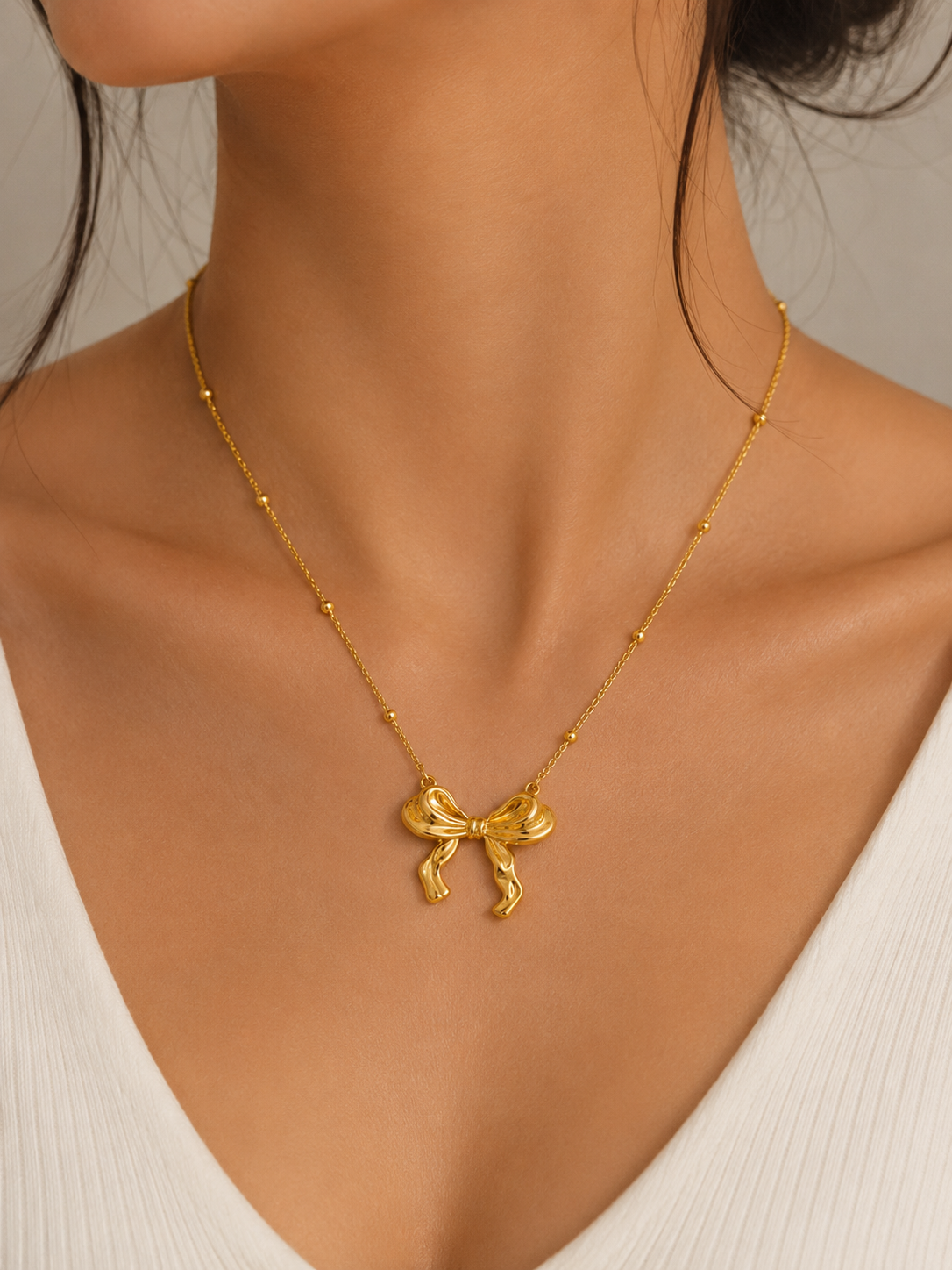 Bow Knot Necklace