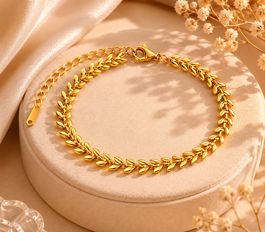 Golden Laurel Bracelet
