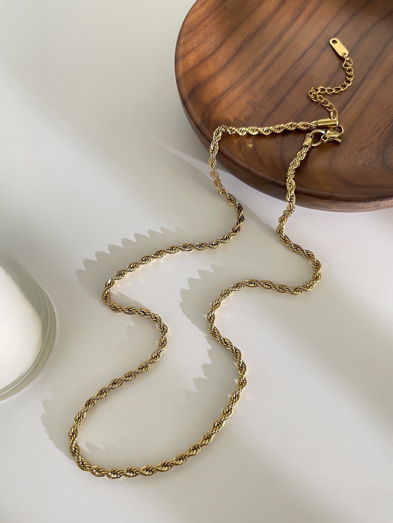Twisted Rope Chain Necklace