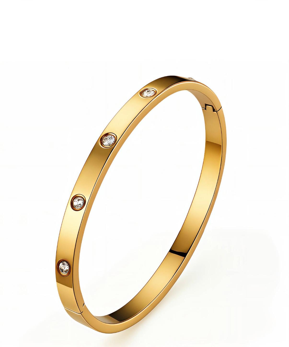 Celeste Crystal Bangle