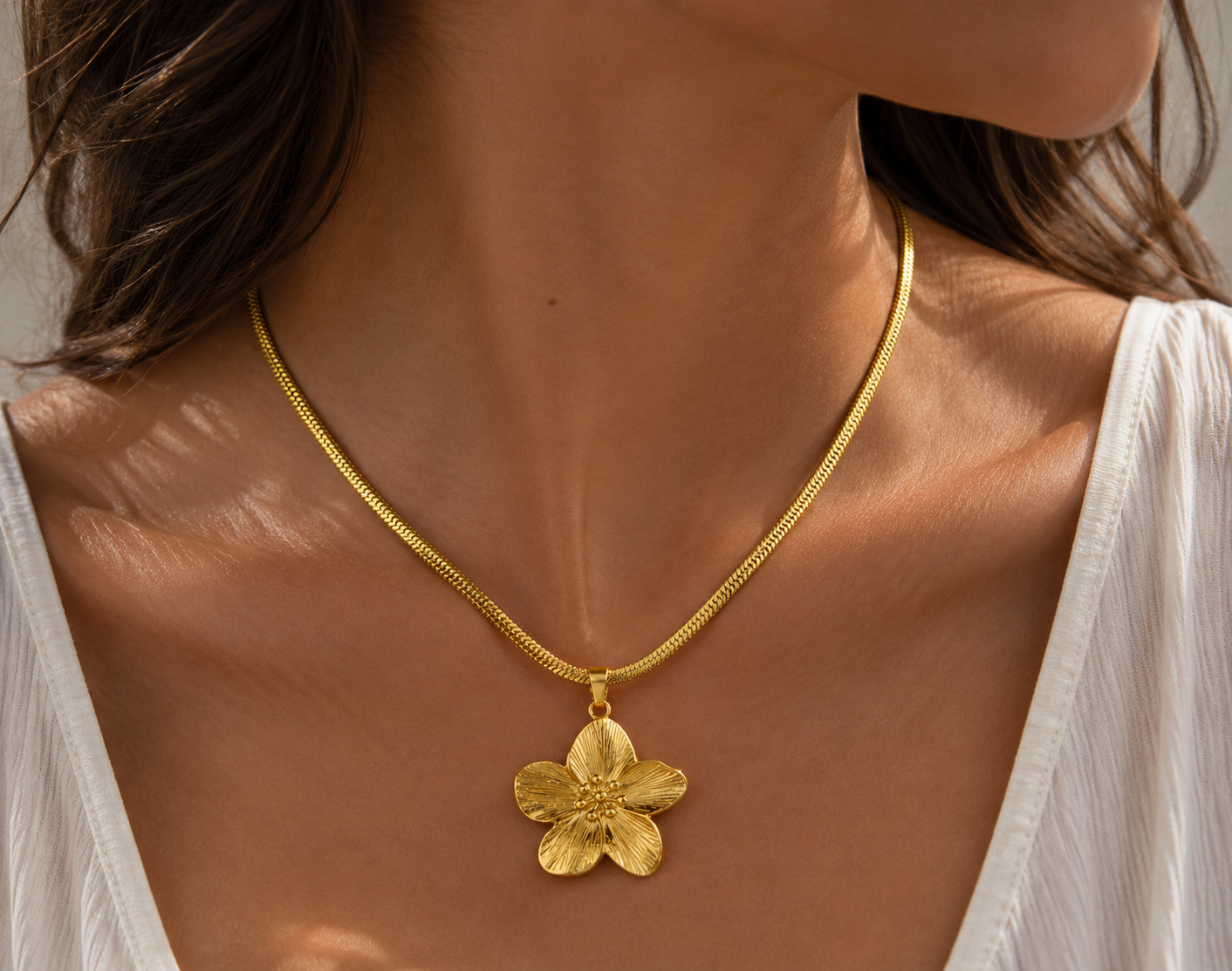 Golden Blossom Necklace