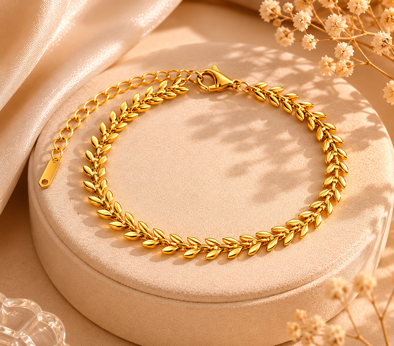 Golden Laurel Bracelet