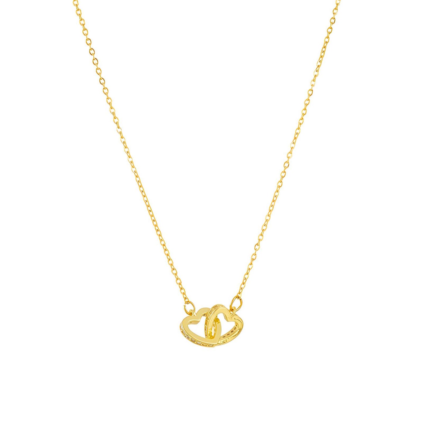 Interlocked Hearts Necklace