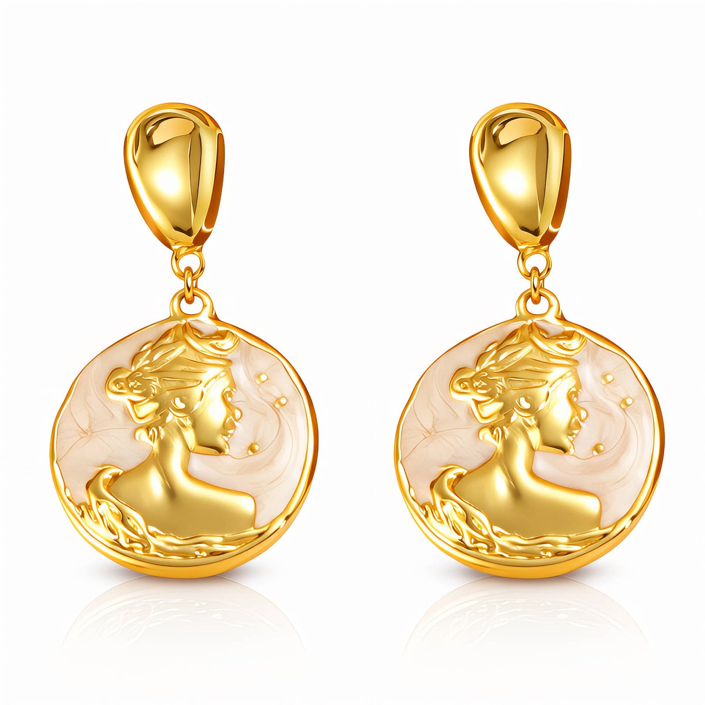 Athena Portrait Earrings