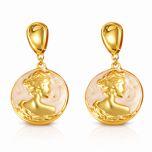 Athena Portrait Earrings