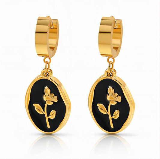 Noir Bloom Earrings