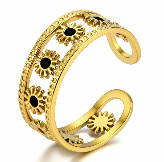 Floral Halo Ring