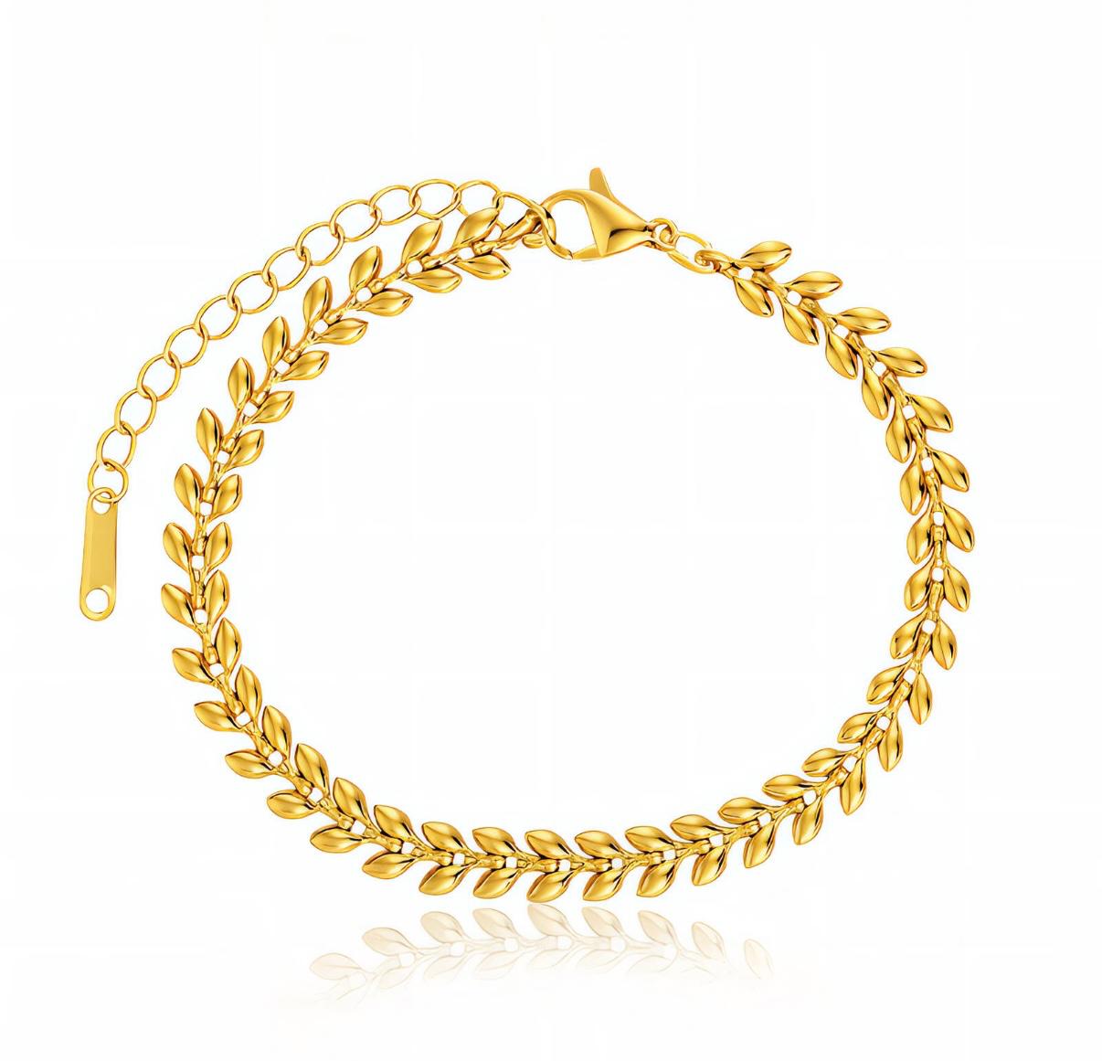 Golden Laurel Bracelet