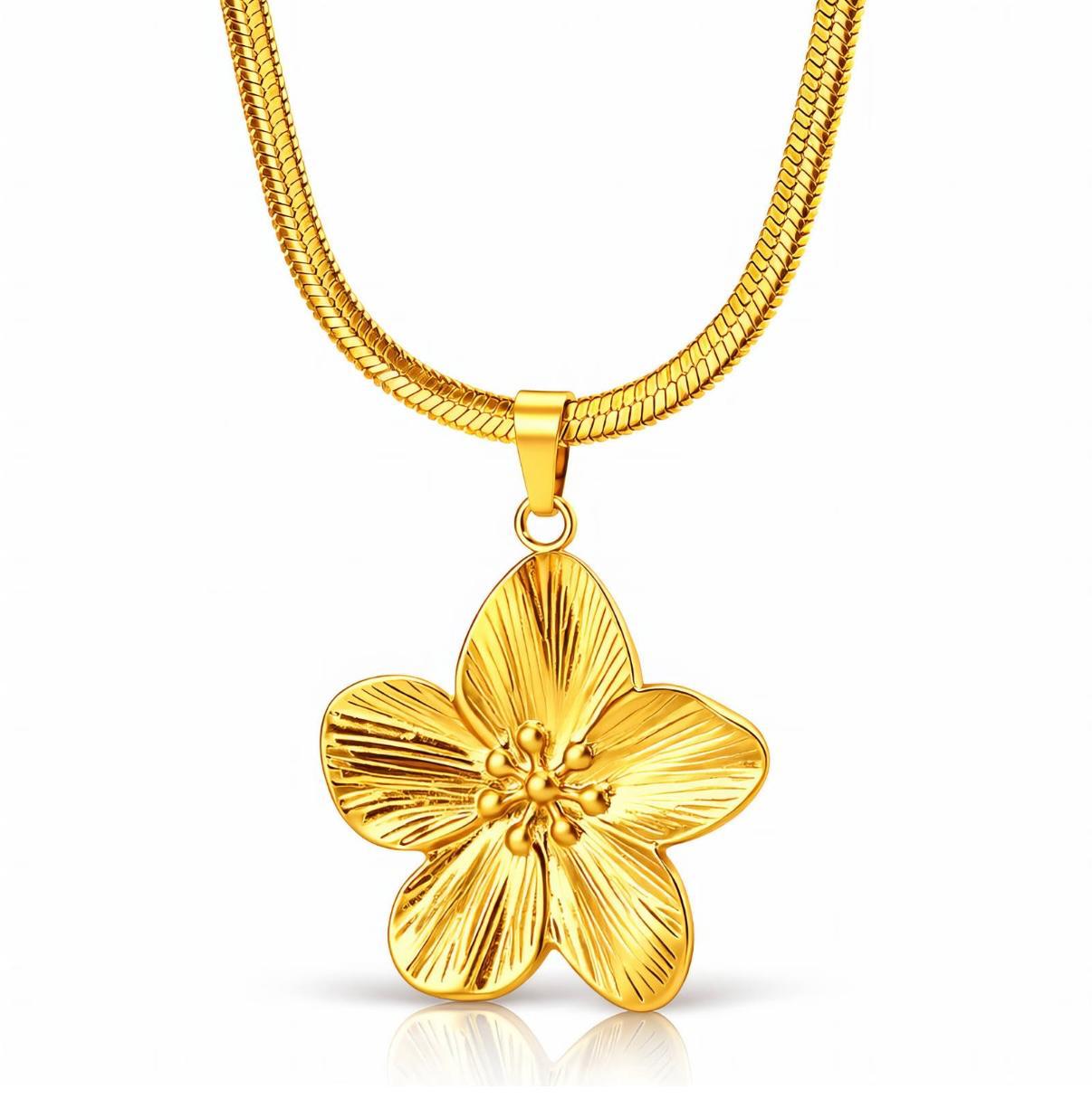 Golden Blossom Necklace