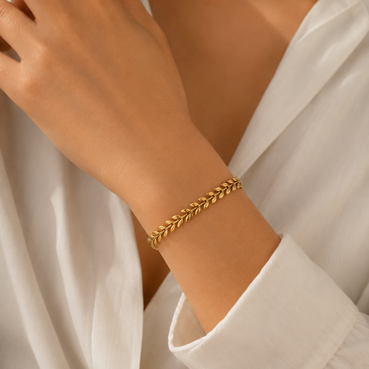 Golden Laurel Bracelet