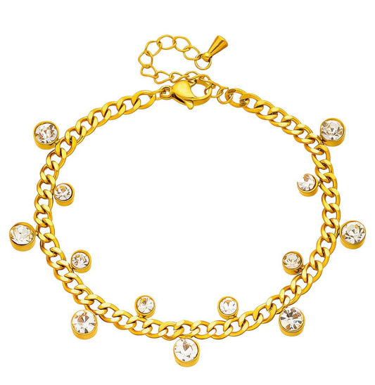 Crystal Cascade Bracelet